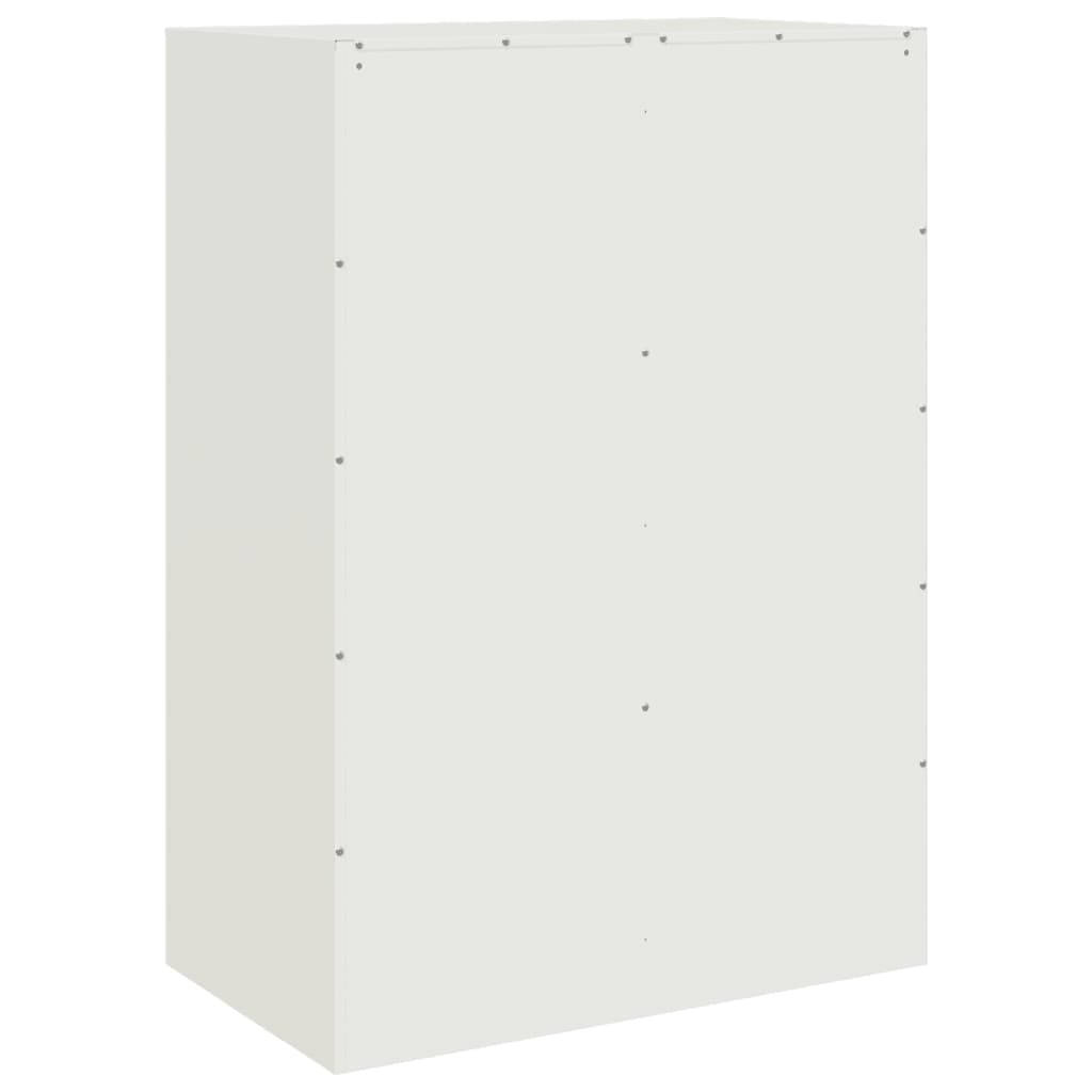 Highboard White 67x39x95 cm Steel