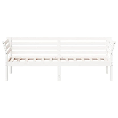 Day Bed without Mattress White 80x200 cm Solid Wood Pine