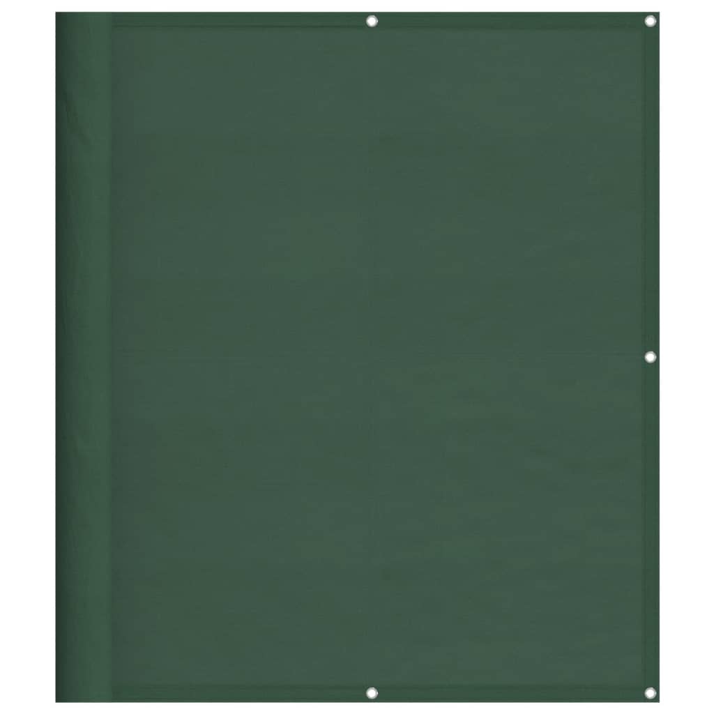 Balcony Screen Dark Green 120x700 cm 100% Polyester Oxford