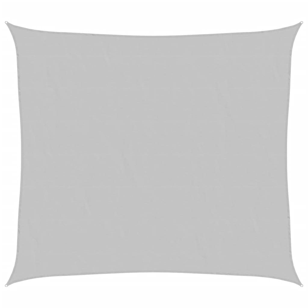 Sun Shade Sail Light Grey 3x2.5 m 100% Polyester Oxford