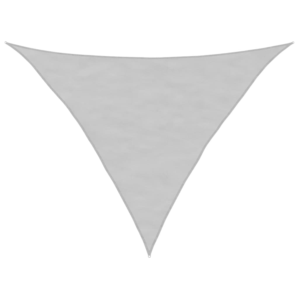 Sun Shade Sail Light Grey 2.5x2.5x3.5 m 100% Polyester Oxford