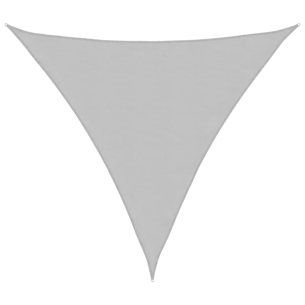 Sun Shade Sail Light Grey 4.5x4.5x4.5 m 100% Polyester Oxford