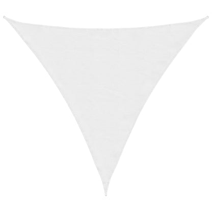 Sun Shade Sail White 2x2x2 m 100% Polyester Oxford