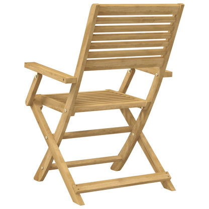 Folding Garden Chairs 2 pcs 54.5x61.5x86.5 cm Solid Wood Acacia