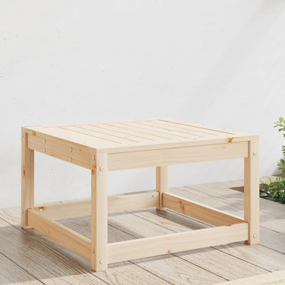 Garden Footstool Solid Wood Pine