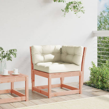 Garden Sofa Corner with Cushions 73x73x78 cm Solid Wood Douglas