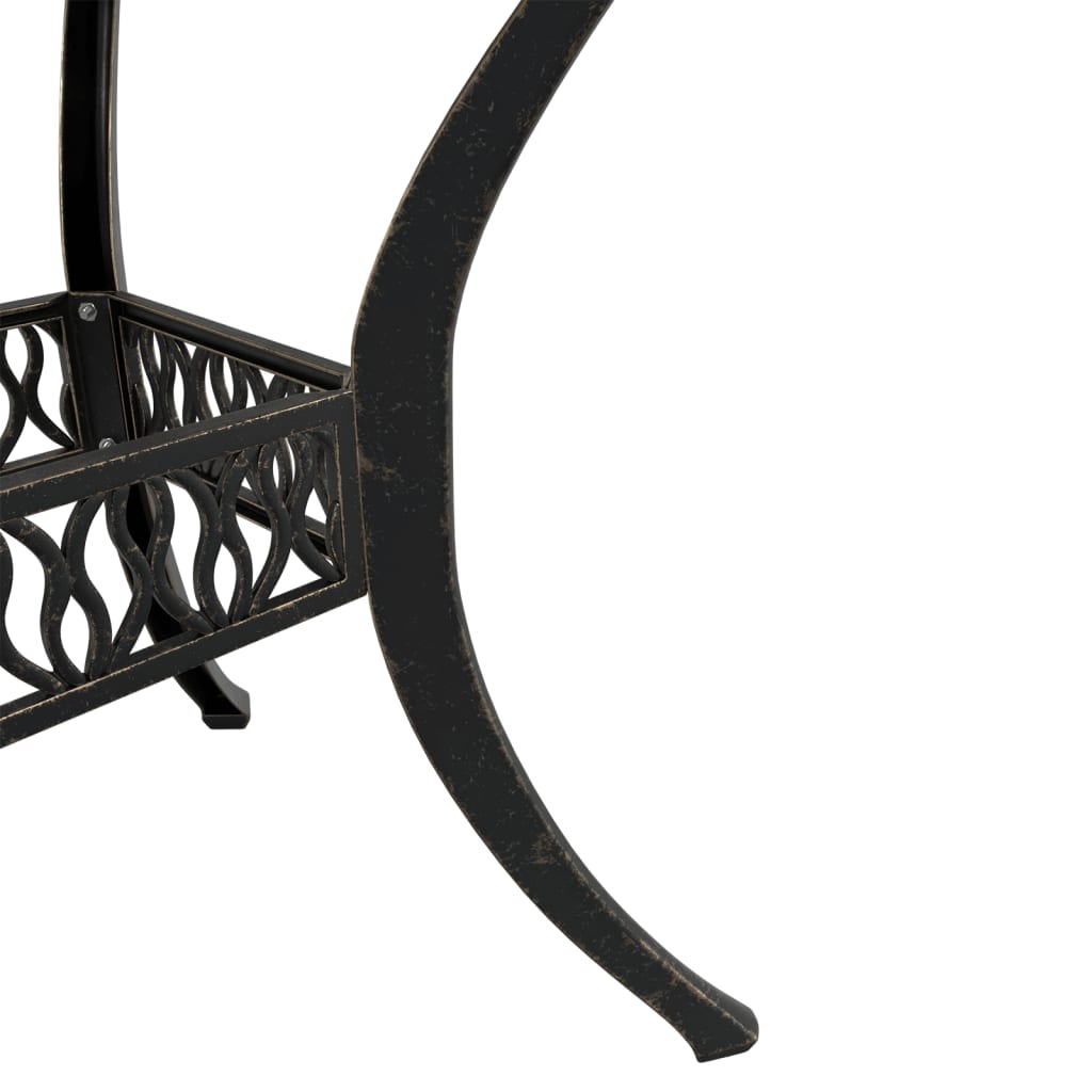 3 Piece Bistro Set Bronze Cast Aluminium