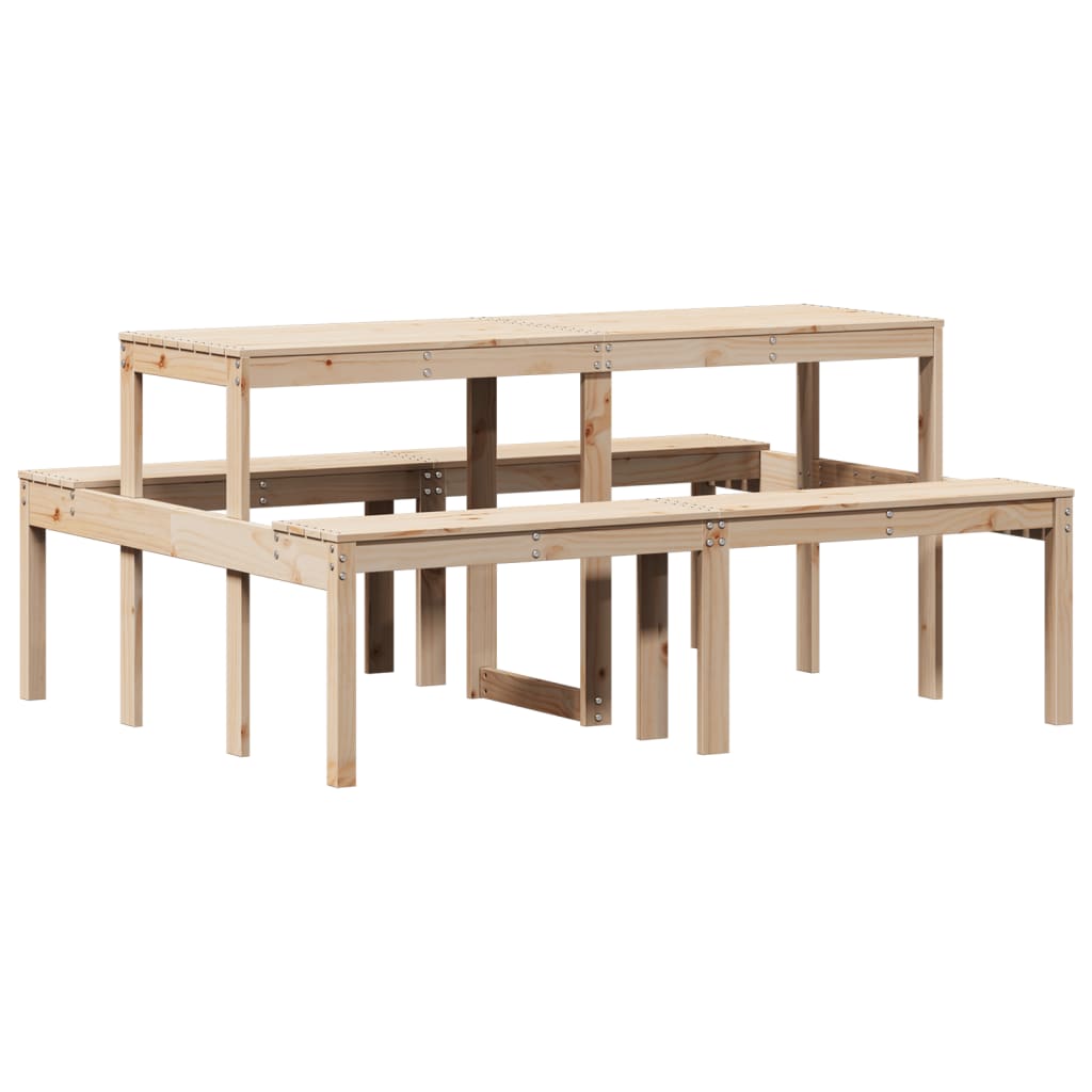 Picnic Table 160x134x75 cm Solid Wood Pine