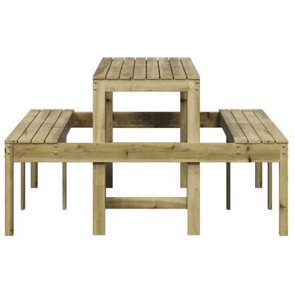 Picnic Table 160x134x75 cm Impregnated Wood Pine