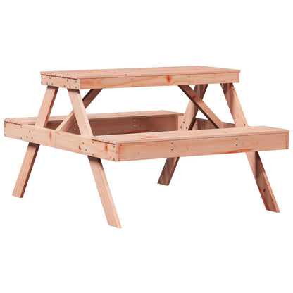 Picnic Table 105x134x75 cm Solid Wood Douglas