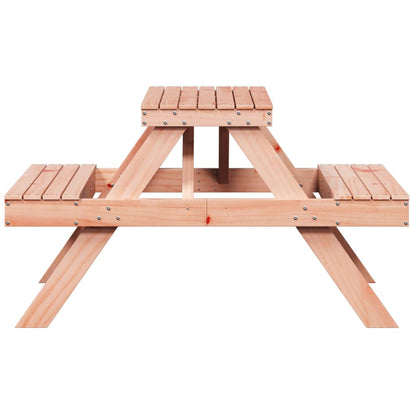 Picnic Table 105x134x75 cm Solid Wood Douglas