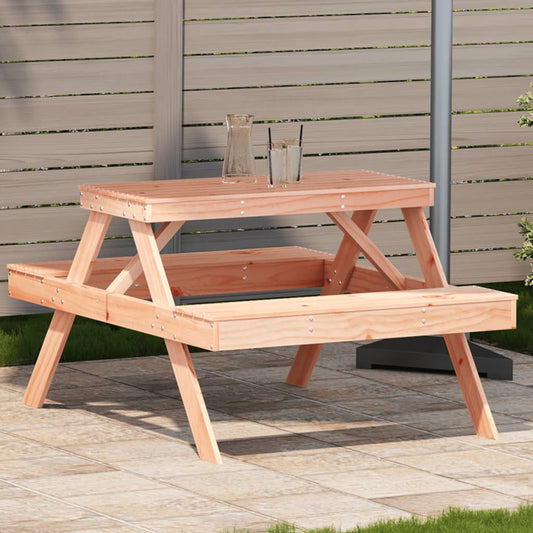 Picnic Table 105x134x75 cm Solid Wood Douglas