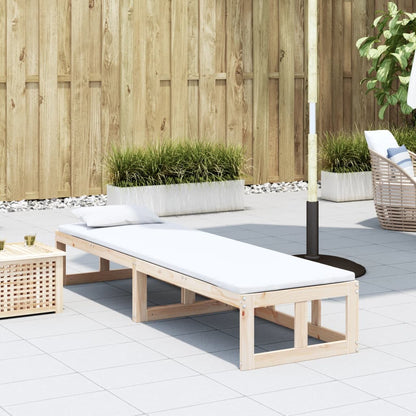 Garden Sofa Bench Extendable Solid Wood Pine