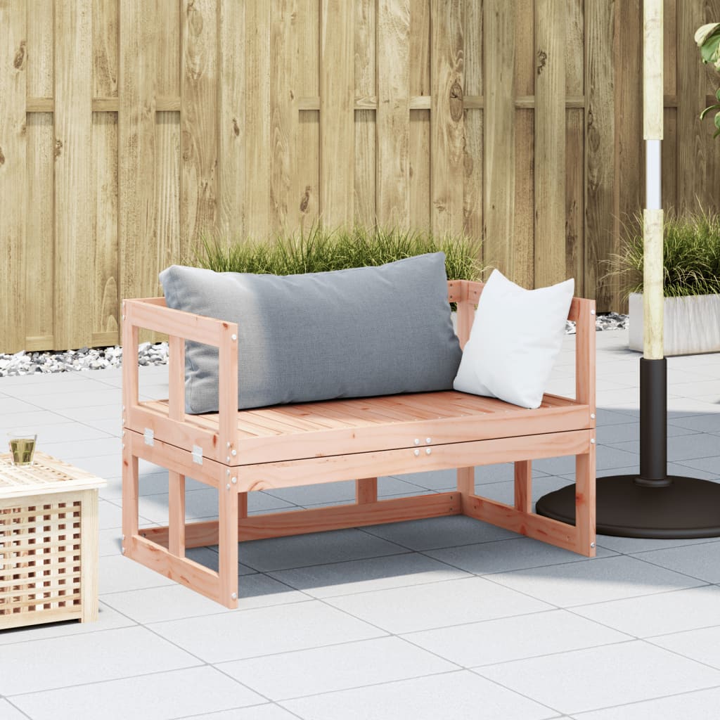Garden Sofa Bench Extendable Solid Wood Douglas