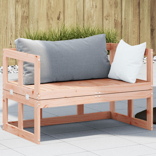 Garden Sofa Bench Extendable Solid Wood Douglas