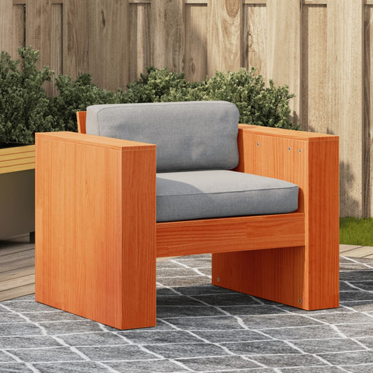 Garden Sofa Wax Brown 79x60x62 cm Solid Wood Pine