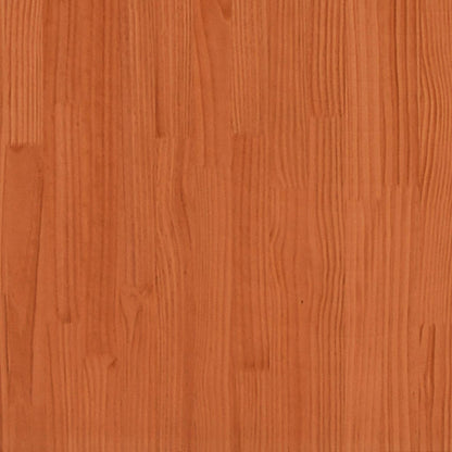 Garden Sofa Bench Extendable Wax Brown Solid Wood Pine