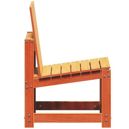 Garden Chair Wax Brown 50.5x55x77 cm Solid Wood Pine