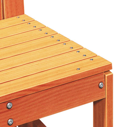Garden Chair Wax Brown 50.5x55x77 cm Solid Wood Pine