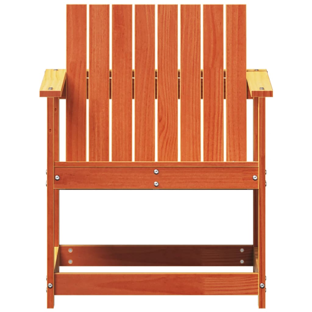 Garden Chair Wax Brown 62x56x77 cm Solid Wood Pine