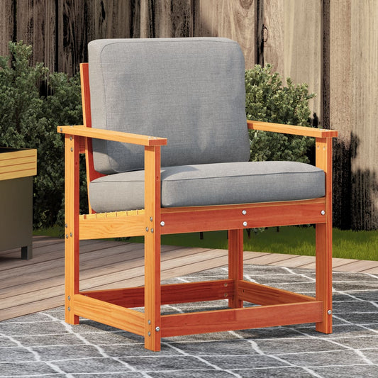 Garden Chair Wax Brown 62x55x77 cm Solid Wood Pine
