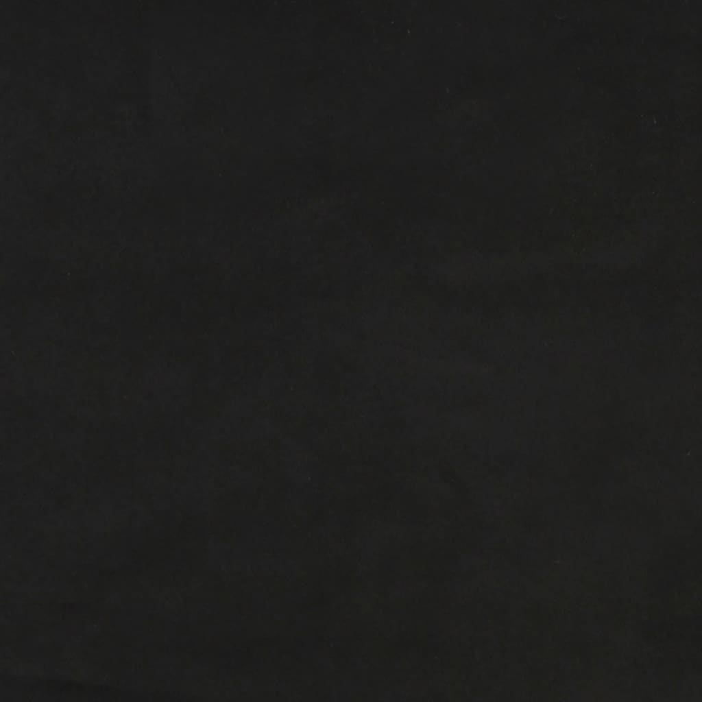 Bed Frame without Mattress Black 120x190 cm Small Double Velvet