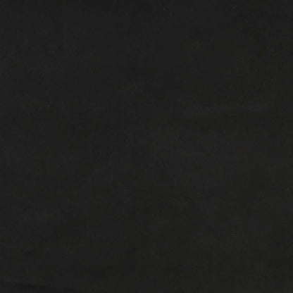 Bed Frame without Mattress Black 120x190 cm Small Double Velvet