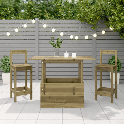 Garden Table 100x50x75 cm Impregnated Wood Pine