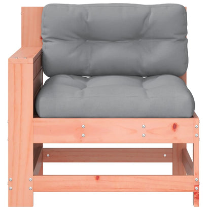 Garden Armrest Sofa with Cushion Solid Wood Douglas