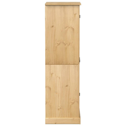 Wardrobe Corona 76x50x170 cm Solid Wood Pine