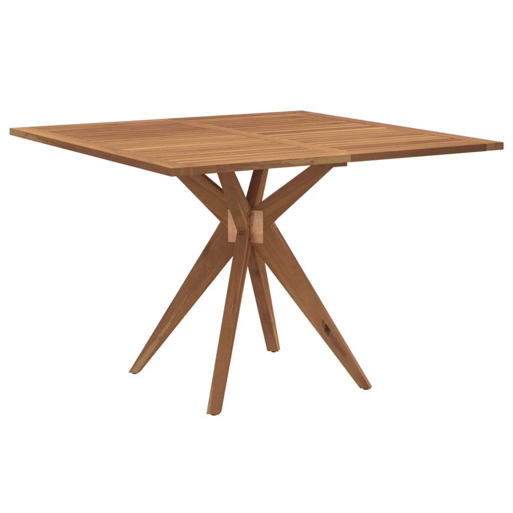 Garden Table Square 110x110x75 cm Solid Wood Acacia