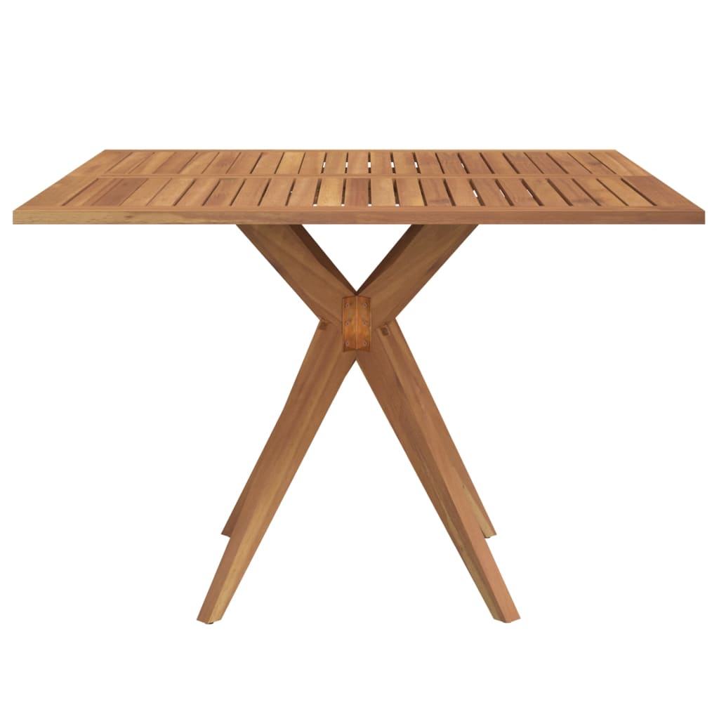 Garden Table Square 110x110x75 cm Solid Wood Acacia