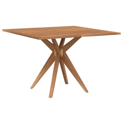 Garden Table Square 110x110x75 cm Solid Wood Acacia