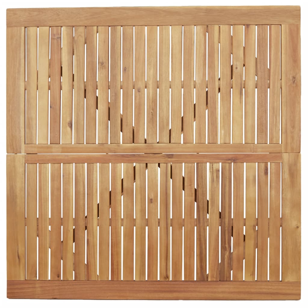 Garden Table Square 110x110x75 cm Solid Wood Acacia