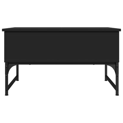 Coffee Table Black 70x50x40 cm Engineered Wood and Metal