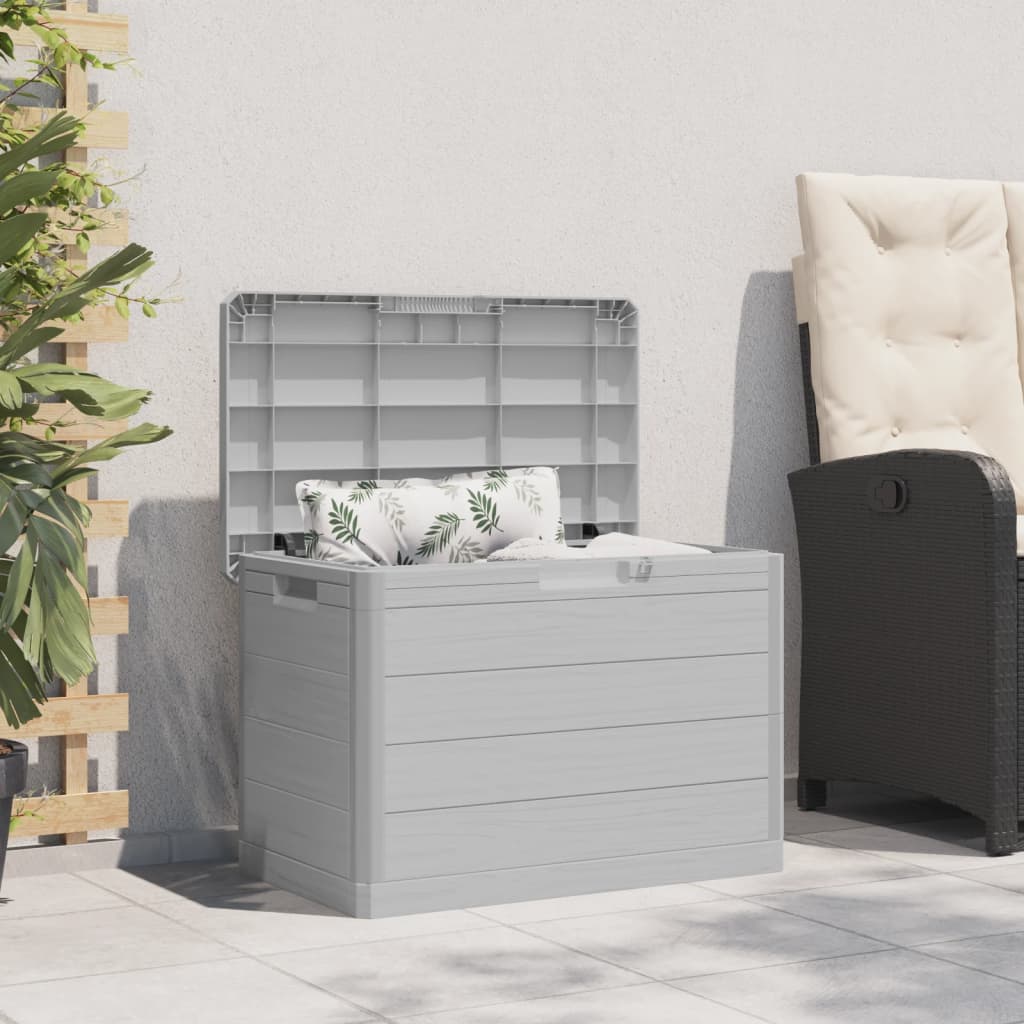 Outdoor Cushion Box Grey 77.5x44.5x53 cm Polypropylene