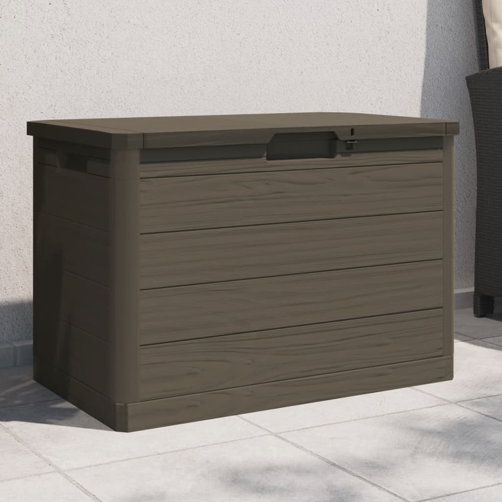 Outdoor Cushion Box Brown 77.5x44.5x53 cm Polypropylene