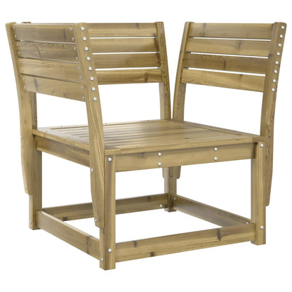 5 Piece Garden Lounge Set Impregnated Wood Pine