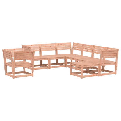 8 Piece Garden Lounge Set Solid Wood Douglas