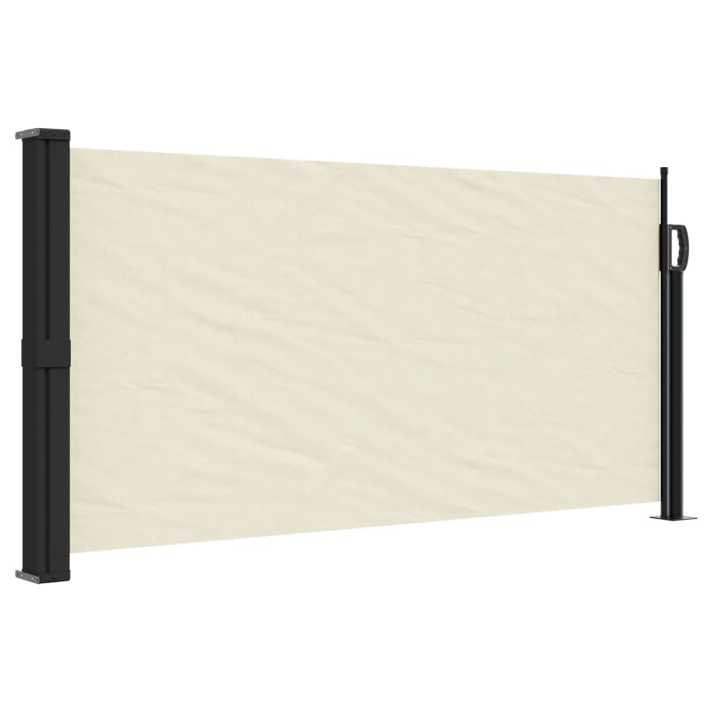 Retractable Side Awning Cream 100x300 cm