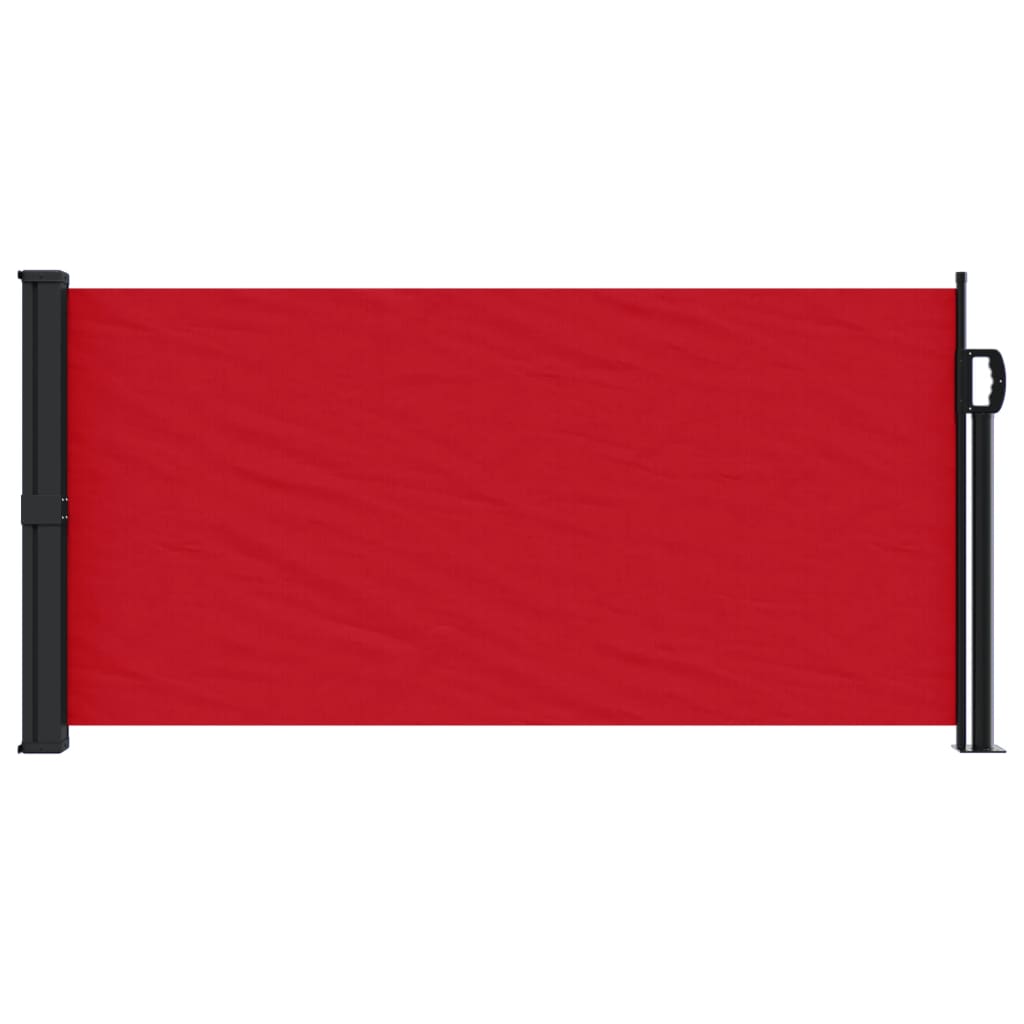 Retractable Side Awning Red 100x300 cm