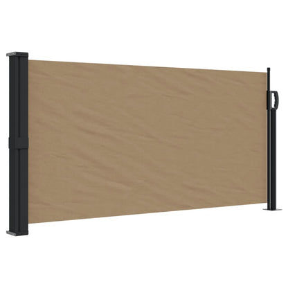 Retractable Side Awning Taupe 100x300 cm