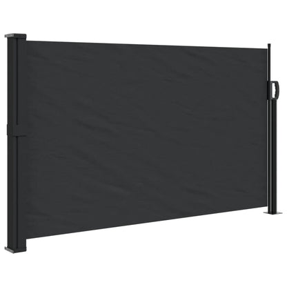 Retractable Side Awning Black 117x300 cm