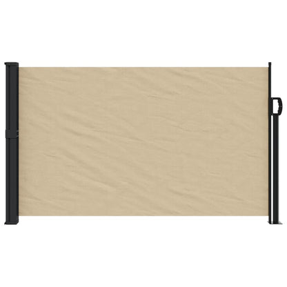 Retractable Side Awning Beige 117x300 cm