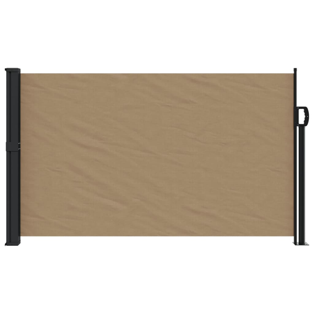 Retractable Side Awning Taupe 117x300 cm