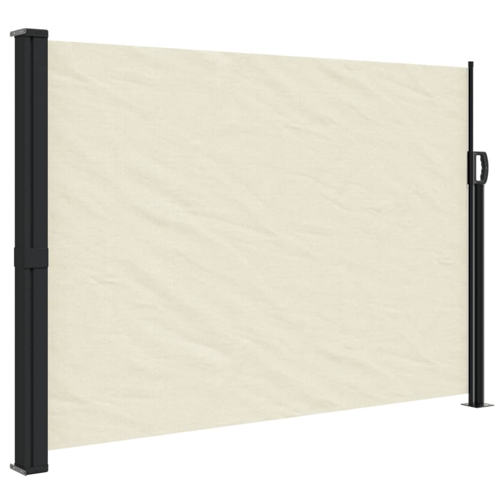 Retractable Side Awning Cream 140x300 cm