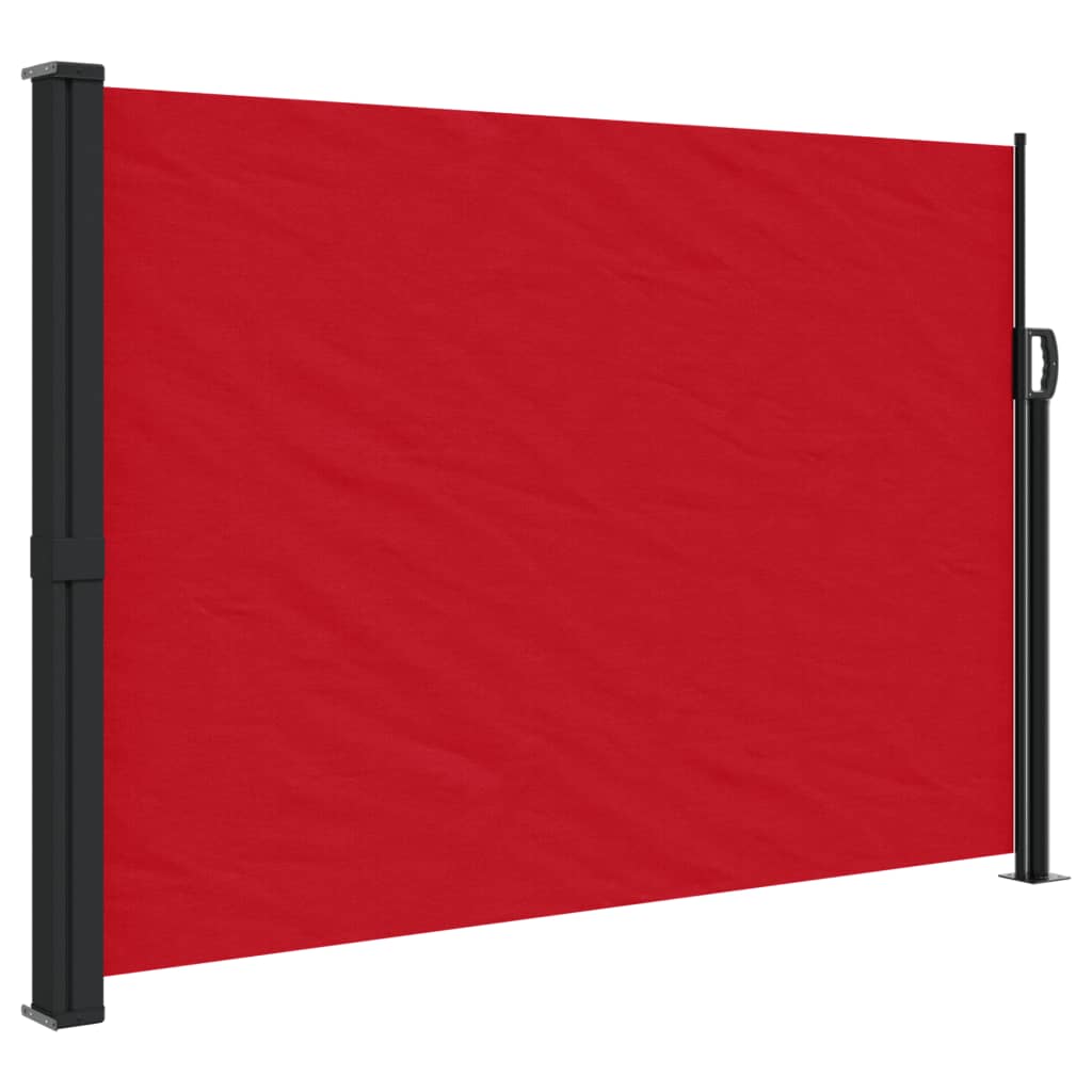 Retractable Side Awning Red 140x300 cm