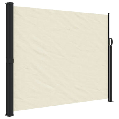 Retractable Side Awning Cream 160x300 cm