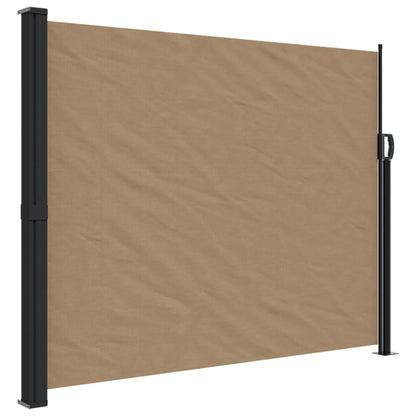 Retractable Side Awning Taupe 160x300 cm