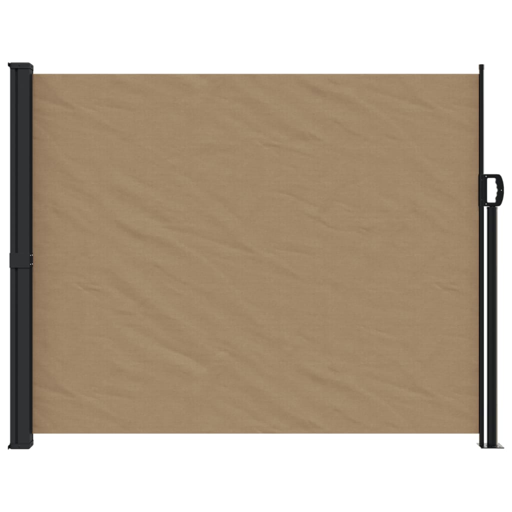 Retractable Side Awning Taupe 160x300 cm